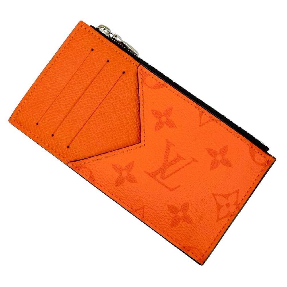 LOUIS VUITTON Taigarama Coin Card Case Orange